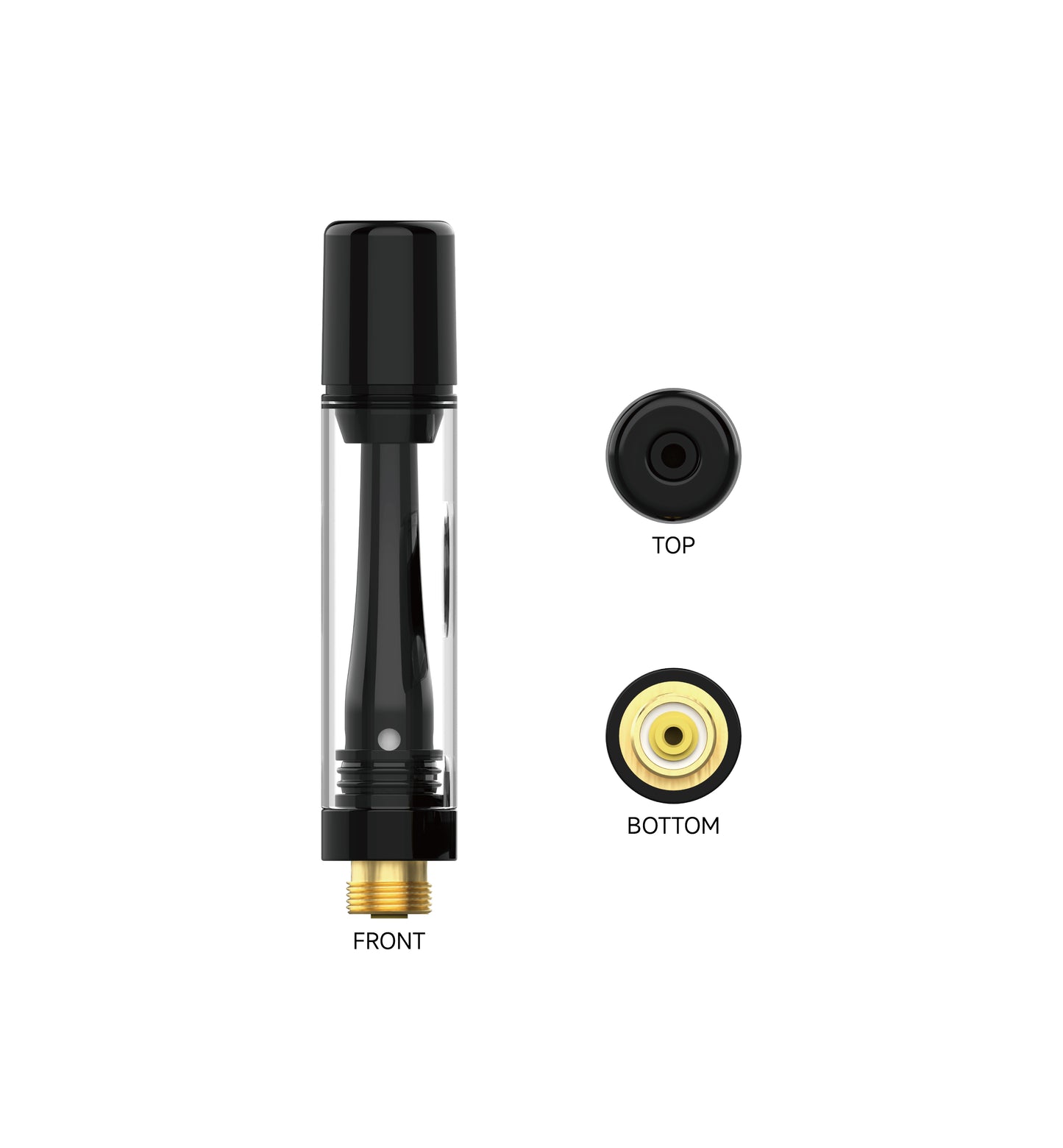 Bullet - 1ml Full Ceramic 510 Carts
